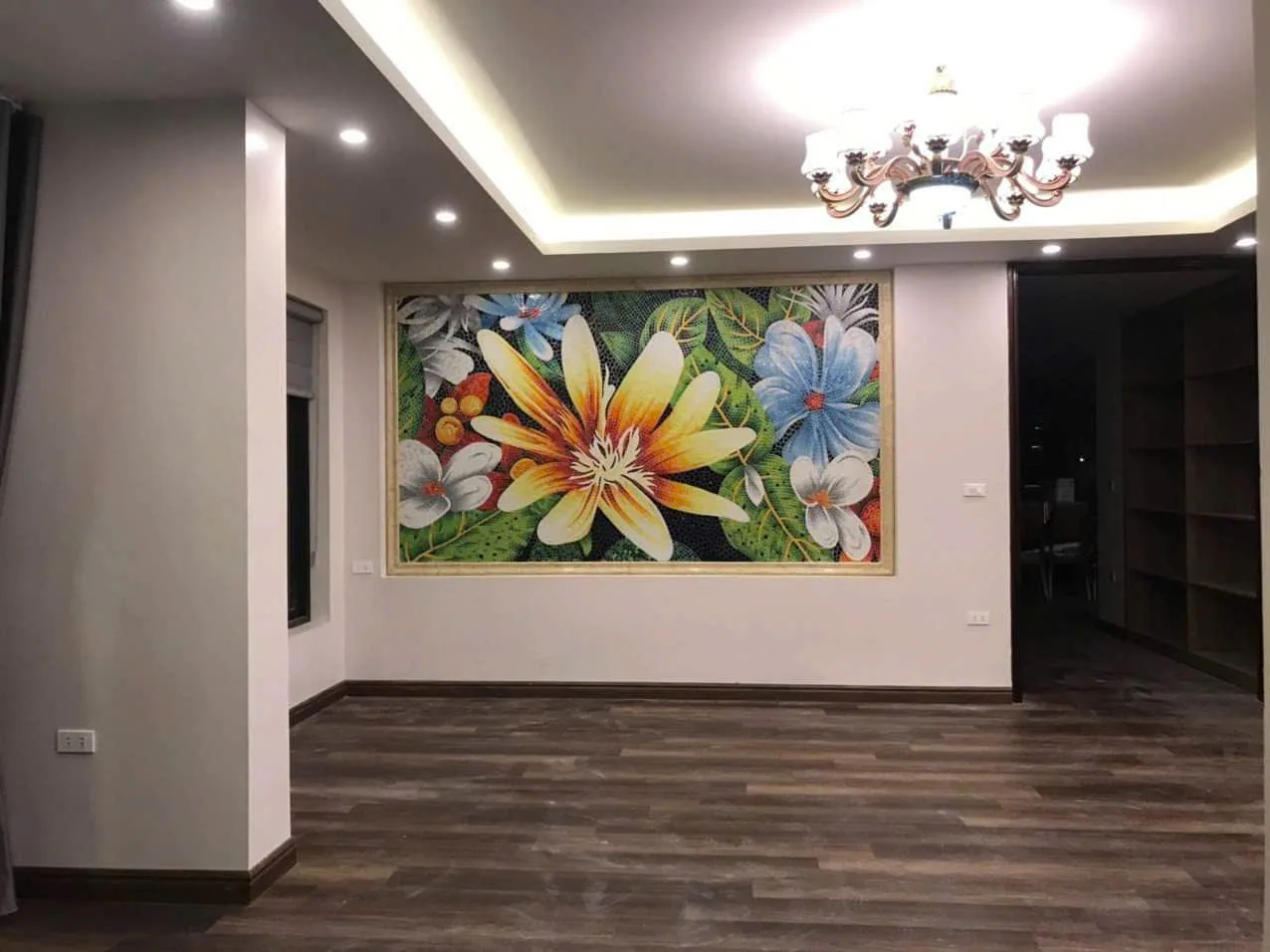 Hạ Liên Rực Rỡ - Tranh Ghép Mosaic